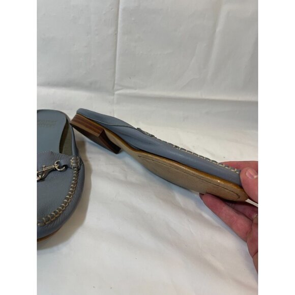 Mootsies Tootsies Womens Martha Mule Sandals Blue Moc Toe Slip Ons 8.5 M - Picture 4 of 14